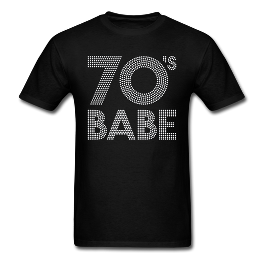 70S BABE UNISEX SHIRT - black