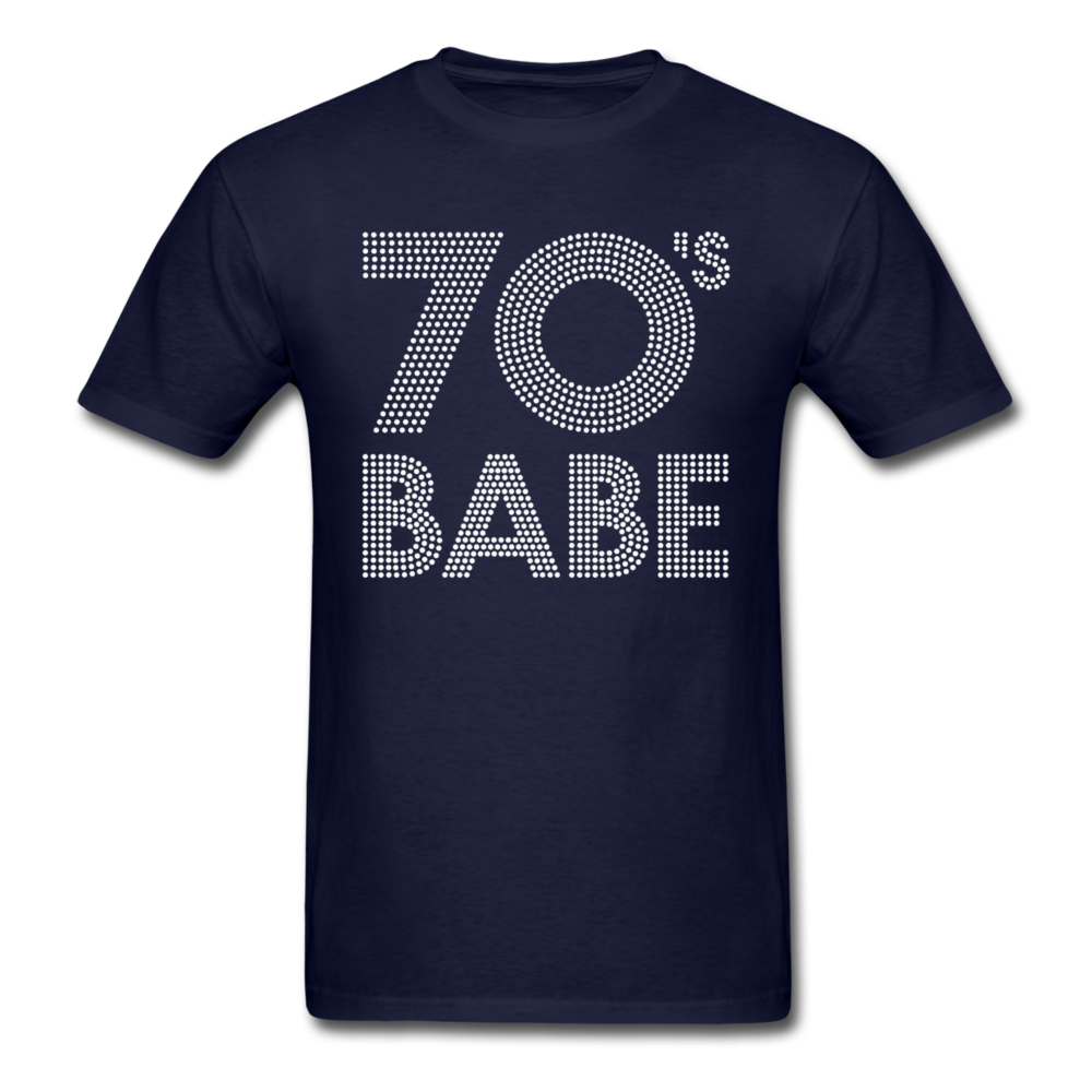 70S BABE UNISEX SHIRT - navy