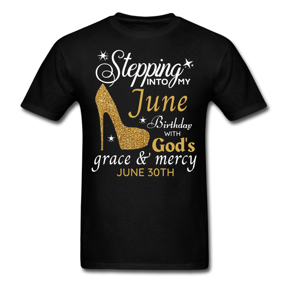 JUNE 30TH GRACE UNISEX SHIRT - black