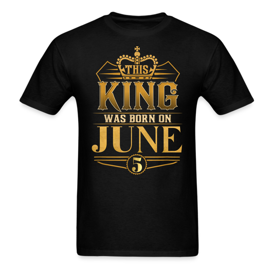 KING 5TH JUNE - black