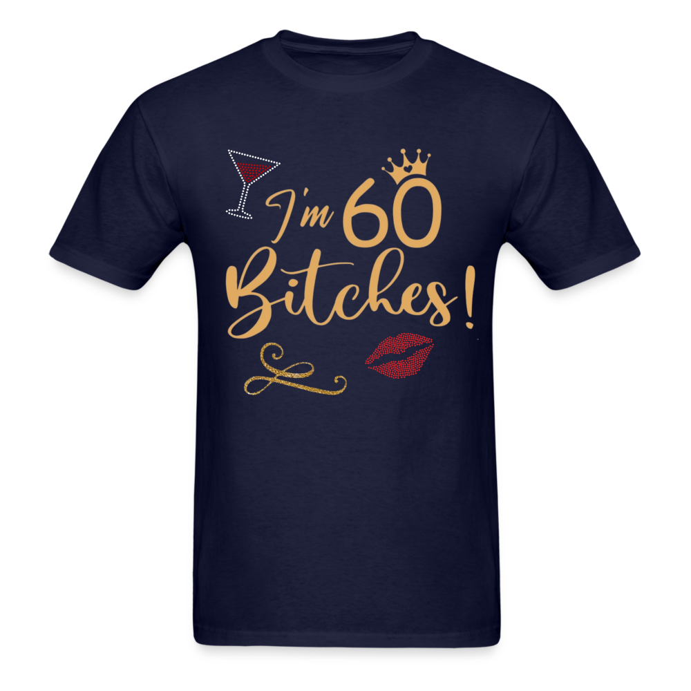 I AM 60 UNISEX SHIRTS - navy