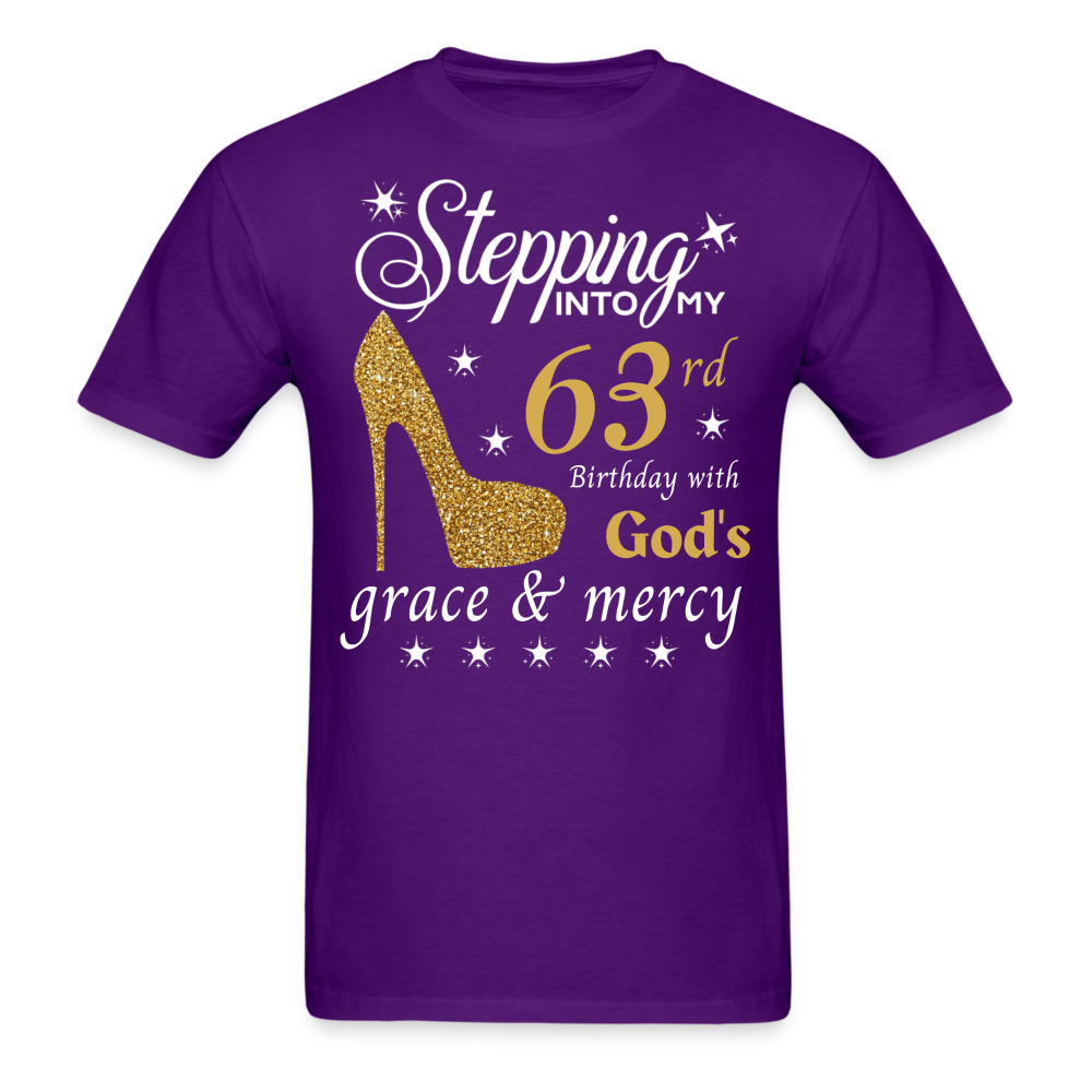 STEP 63 GRACE MERCY UNISEX SHIRT - purple