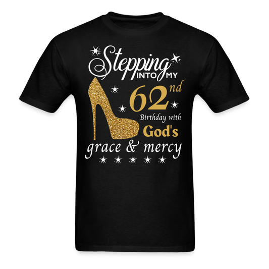 STEP 62 GRACE MERCY UNISEX SHIRT - black