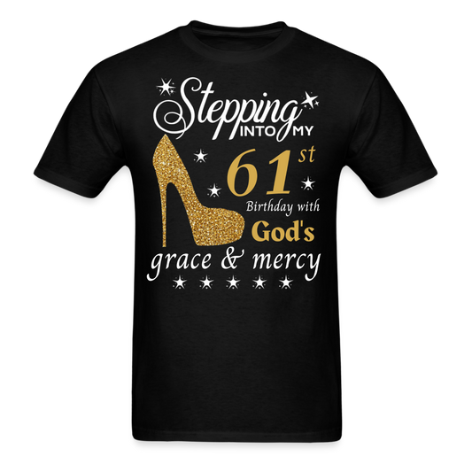 STEP 61 GRACE MERCY UNISEX SHIRT - black