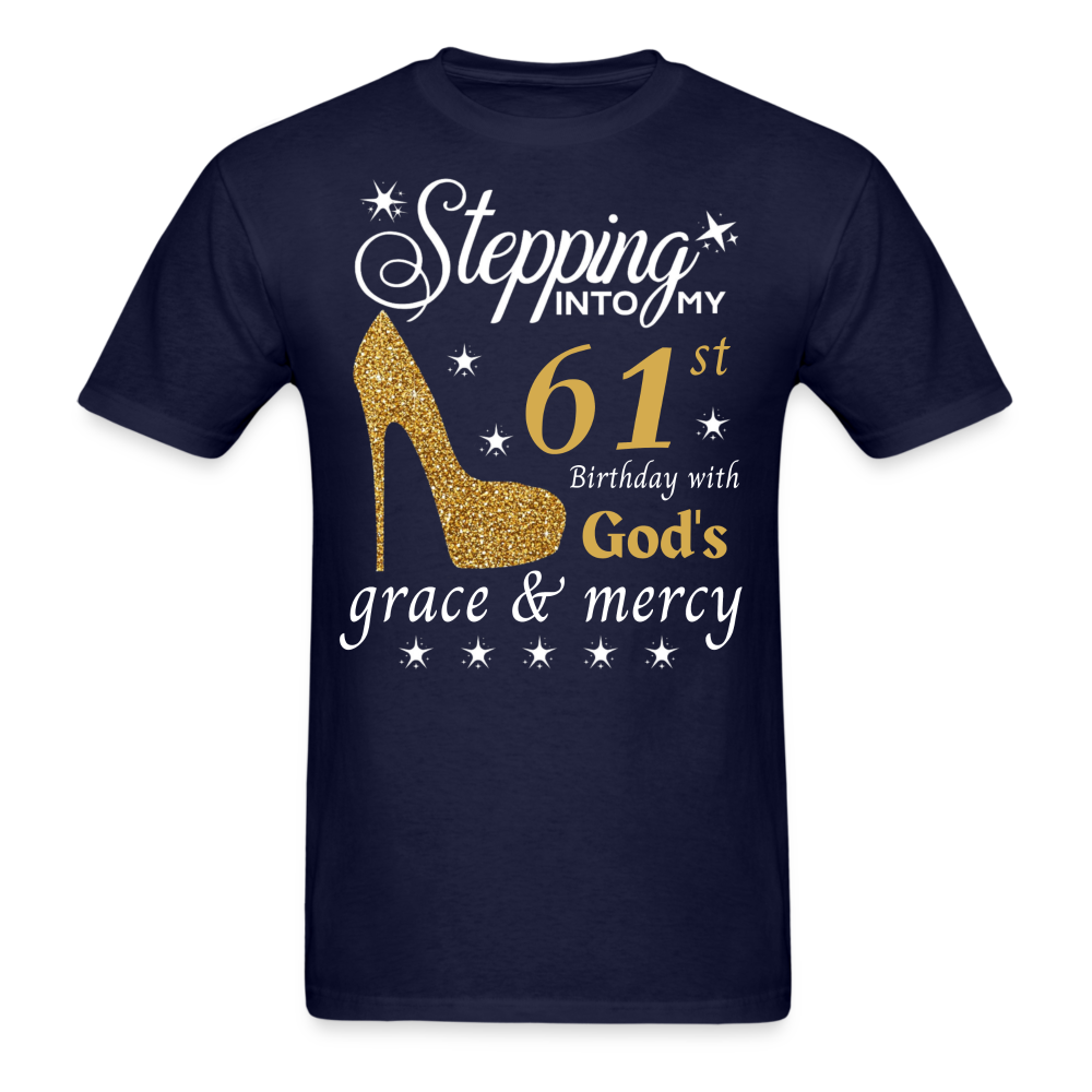 STEP 61 GRACE MERCY UNISEX SHIRT - navy