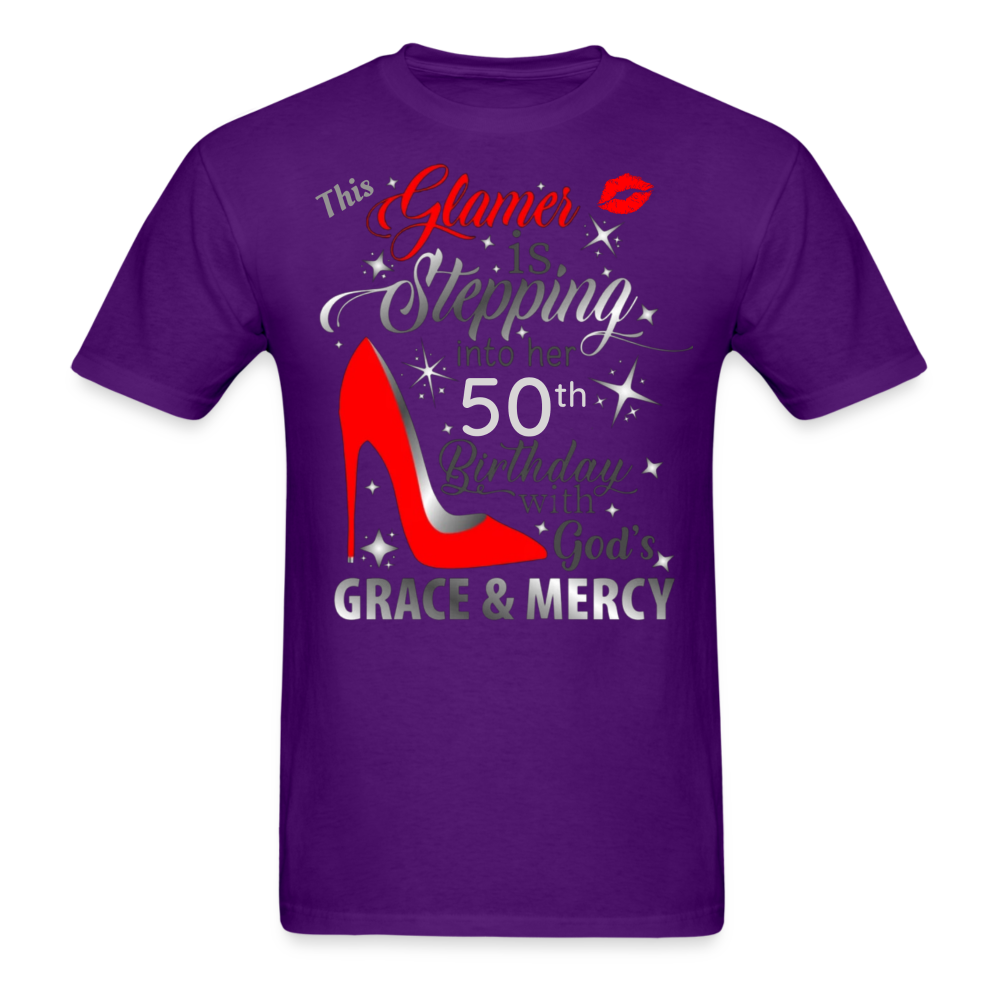 GLAMOR 50 UNISEX SHIRT - purple