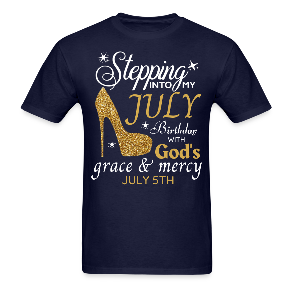 JULY 5TH GRACE UNISEX SHIRT - navy