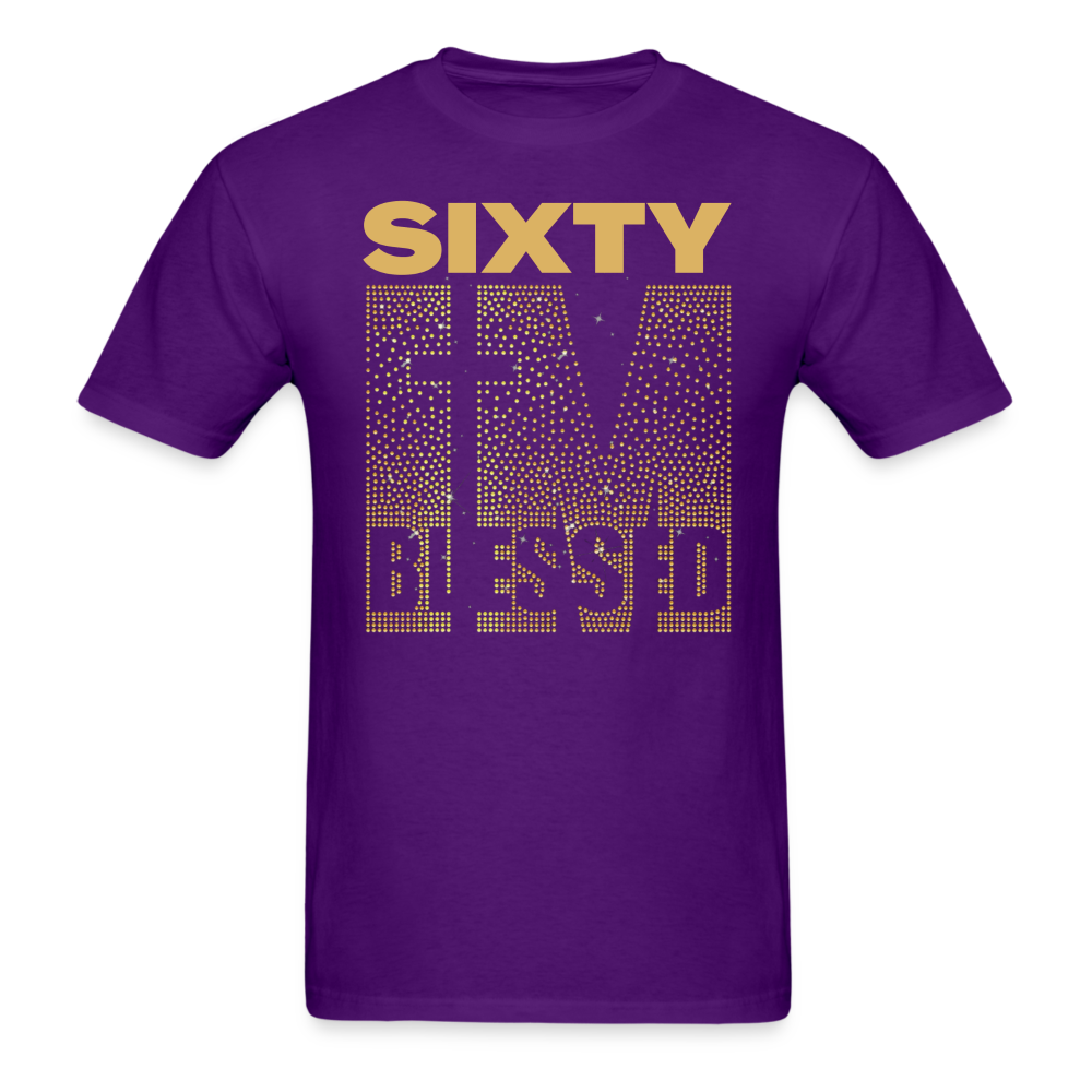 60 I M BLESSED UNISEX SHIRT - purple