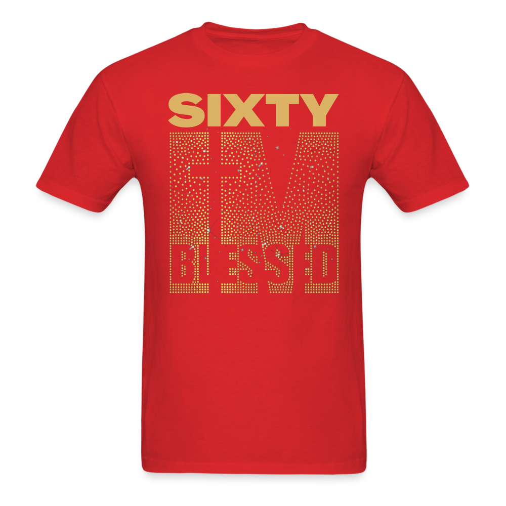 60 I M BLESSED UNISEX SHIRT - red