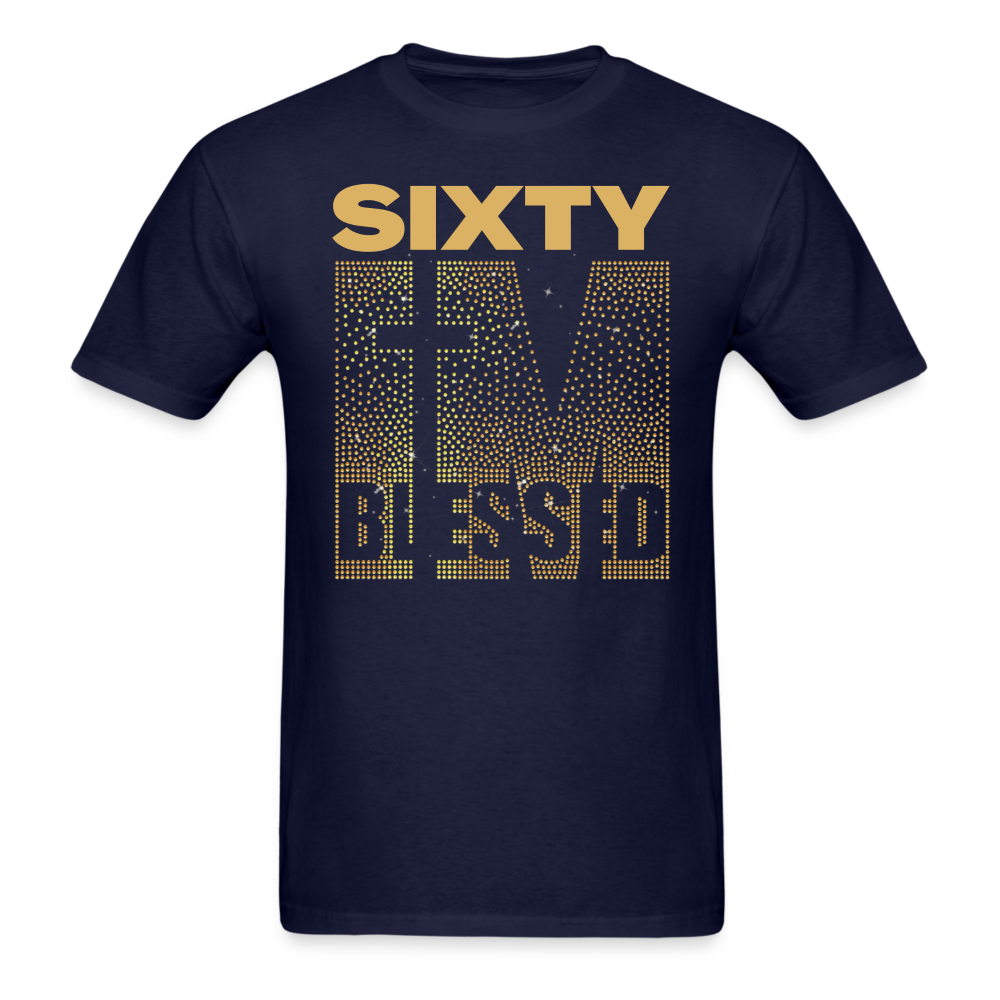 60 I M BLESSED UNISEX SHIRT - navy