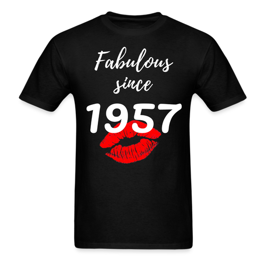 FAB 1957-65 FRONT BACK PRINT SHIRT - black