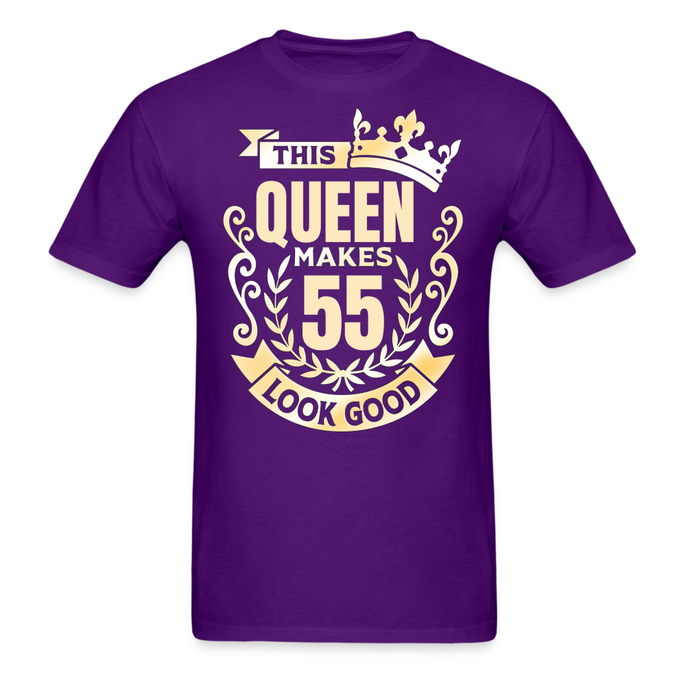 QUEEN 55 GOOD UNISEX SHIRT - purple