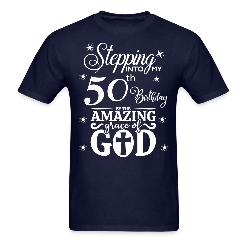 AMAZING 50 GRACE UNISEX SHIRT - navy
