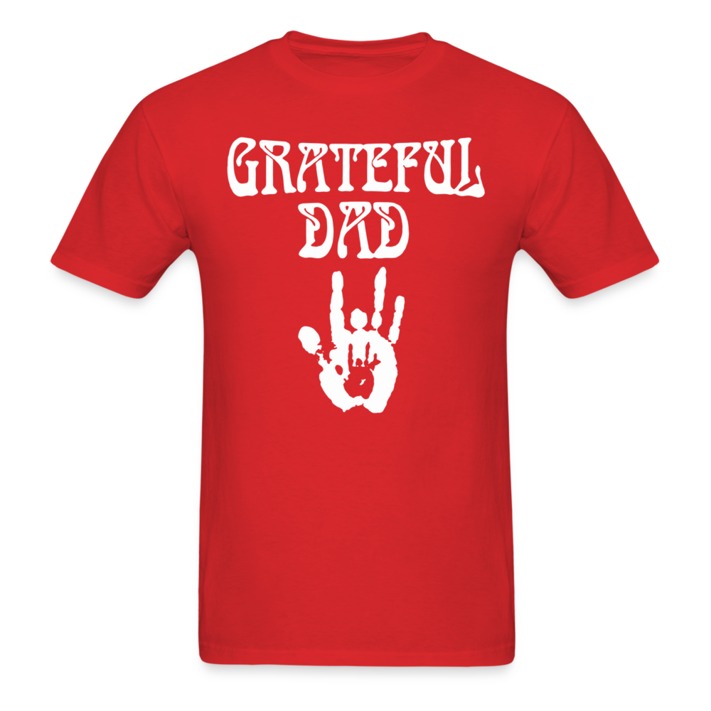 GRATEFUL DAD SHIRT - red