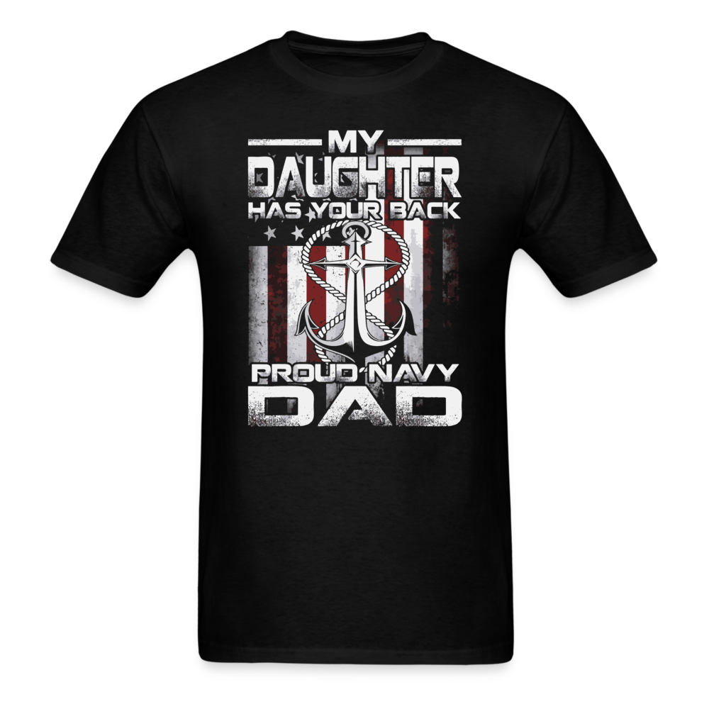 NAVY DAD SHIRT - black
