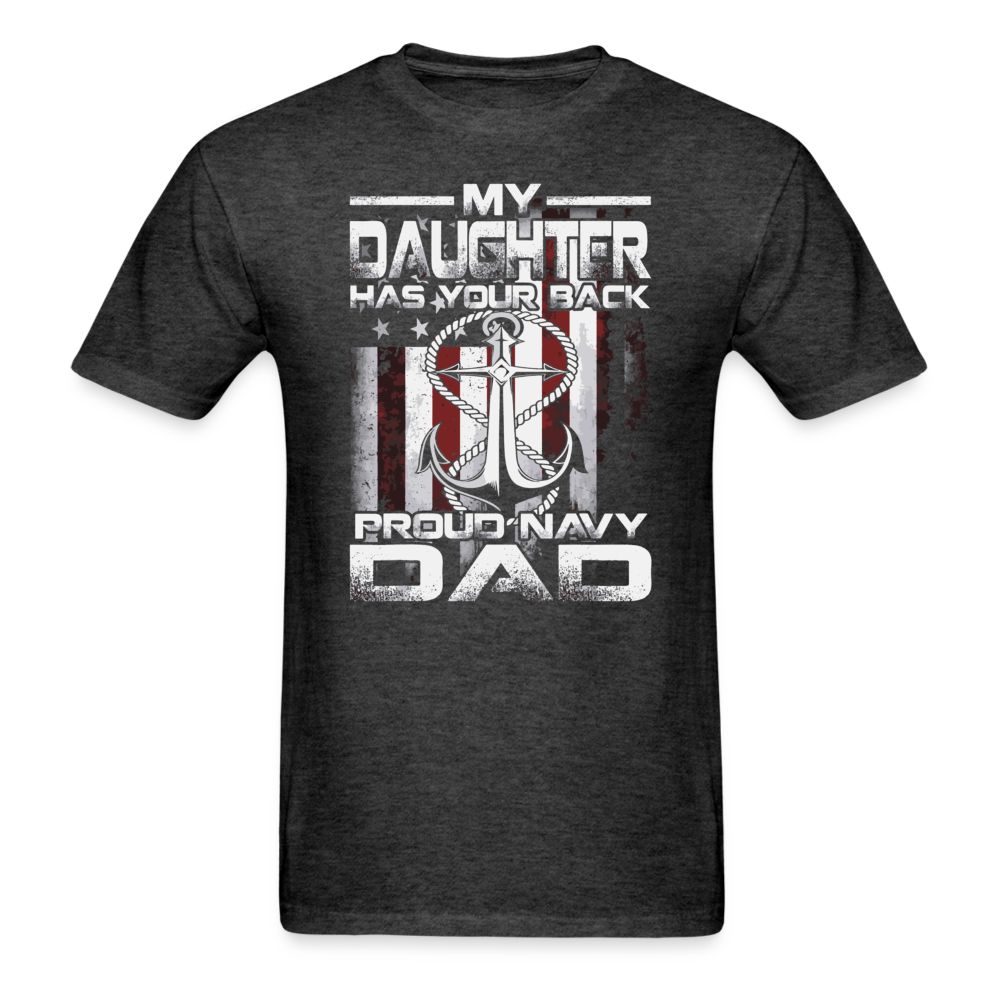 NAVY DAD SHIRT - heather black