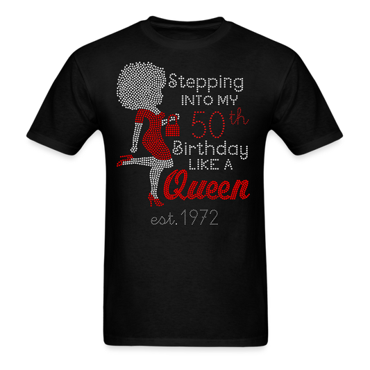 STEP 50 QUEEN UNISEX SHIRT - black