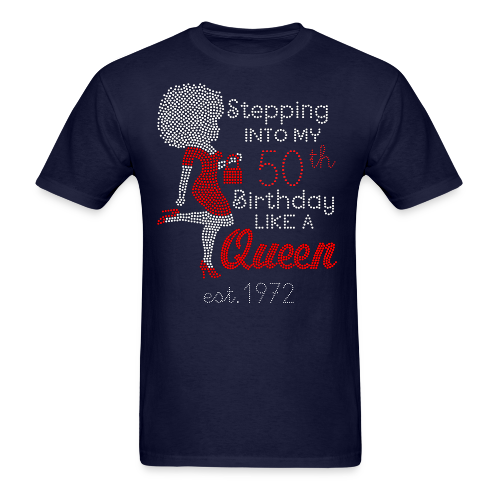 STEP 50 QUEEN UNISEX SHIRT - navy