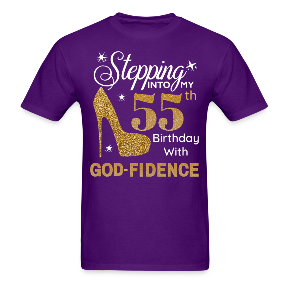 STEP 55 GODFIDENCE SHIRT - purple