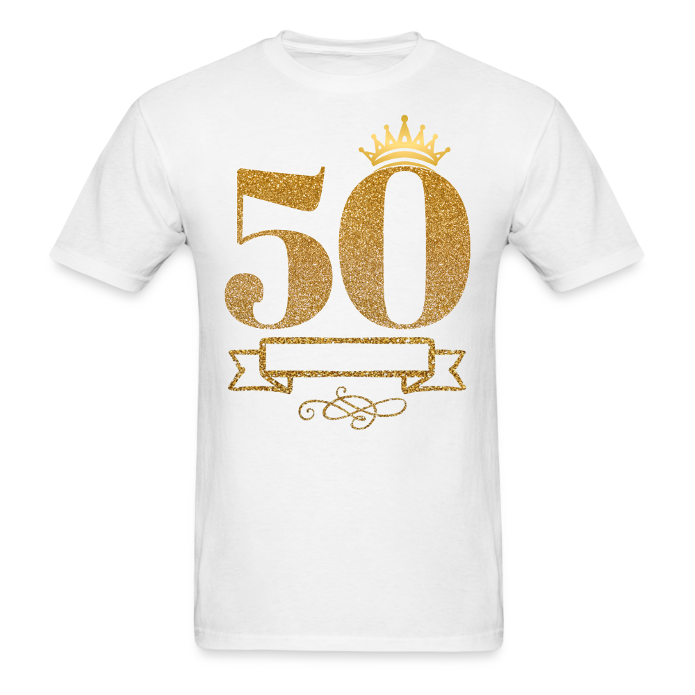QUEEN 50 NAME SHIRT - white