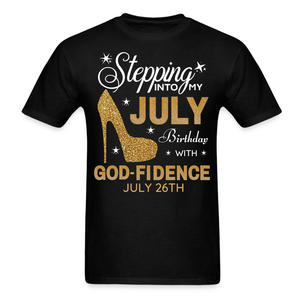 JULY 26TH GODFIDENCE SHIRT - black