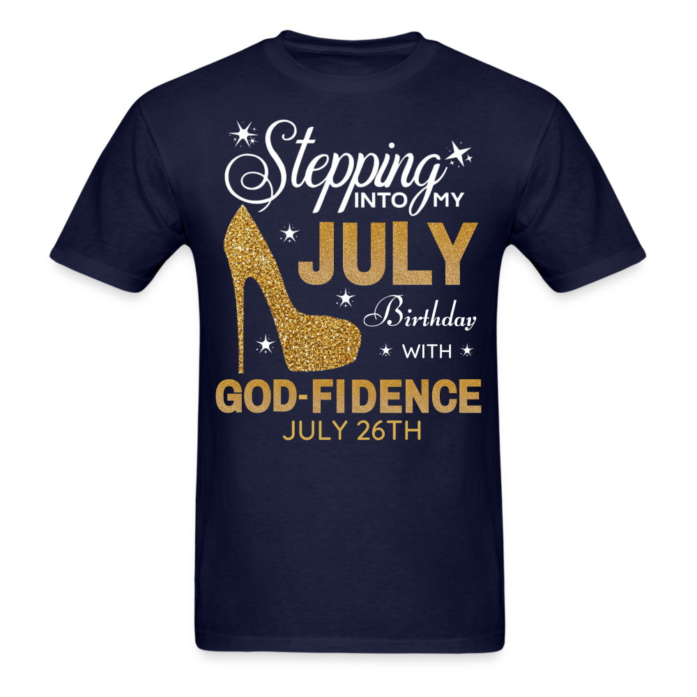 JULY 26TH GODFIDENCE SHIRT - navy