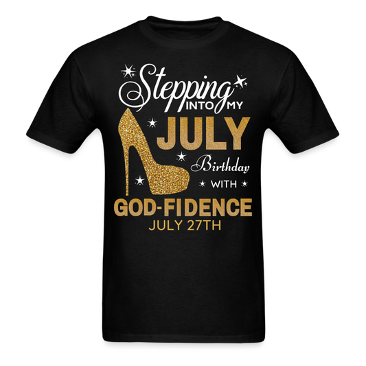 JULY 27TH GODFIDENCE SHIRT - black