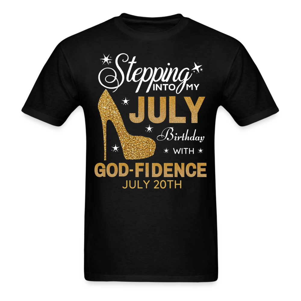 JULY 20TH GODFIDENCE SHIRT - black
