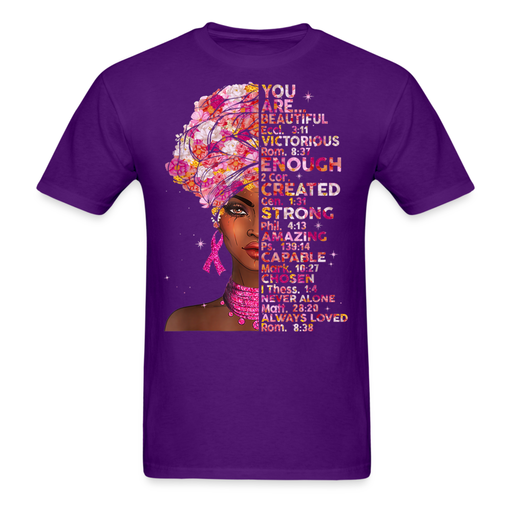 YOU ARE BEAUTIFUL UNISEX SHIRT - purple