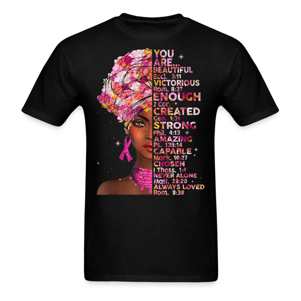 YOU ARE BEAUTIFUL UNISEX SHIRT - black