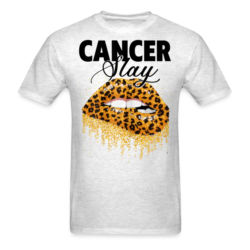 CANCER SLAY UNISEX SHIRT - light heather gray