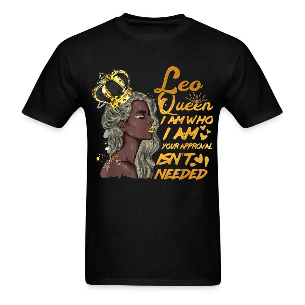 I AM LEO QUEEN UNISEX SHIRT - black