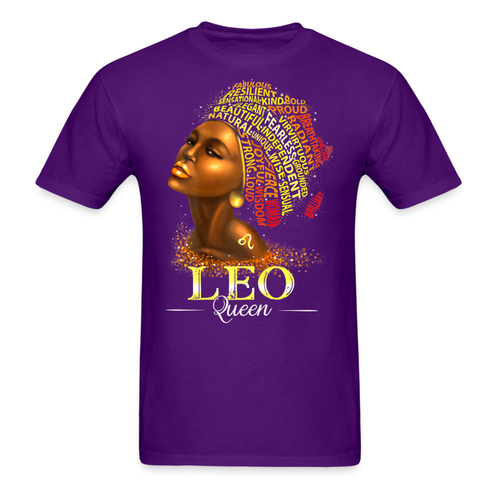 FABULOUS LEO QUEEN UNISEX SHIRT - purple