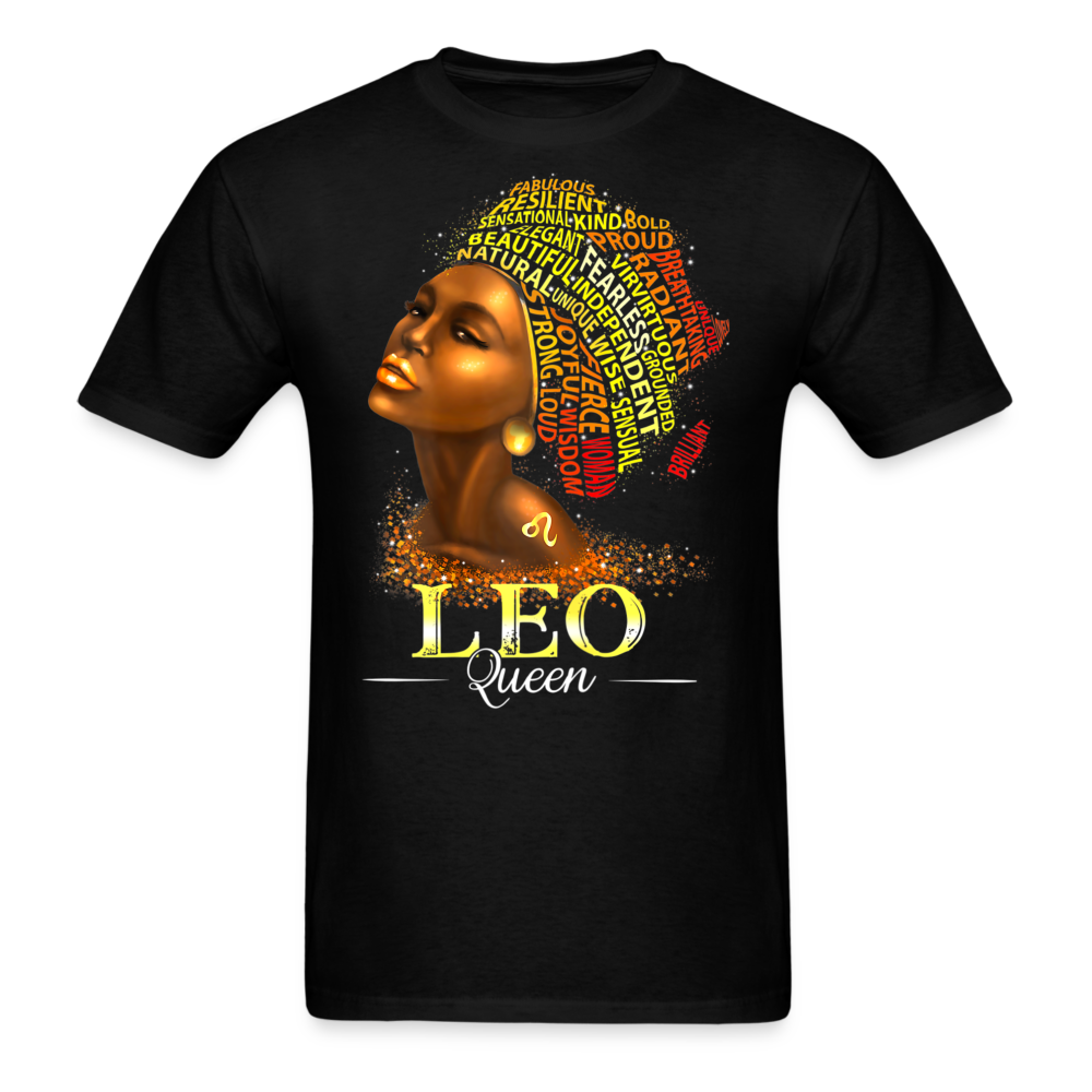 FABULOUS LEO QUEEN UNISEX SHIRT - black