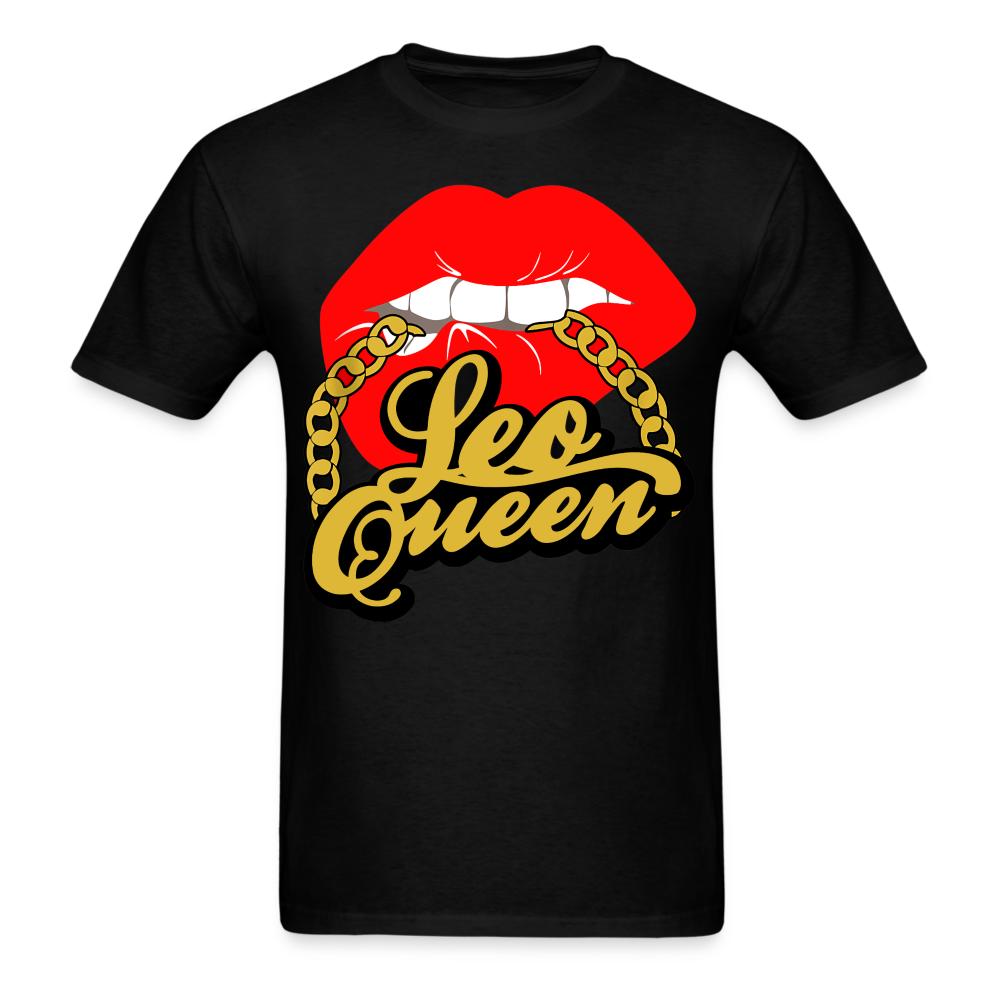 LEO RED LIPS UNISEX SHIRT - black