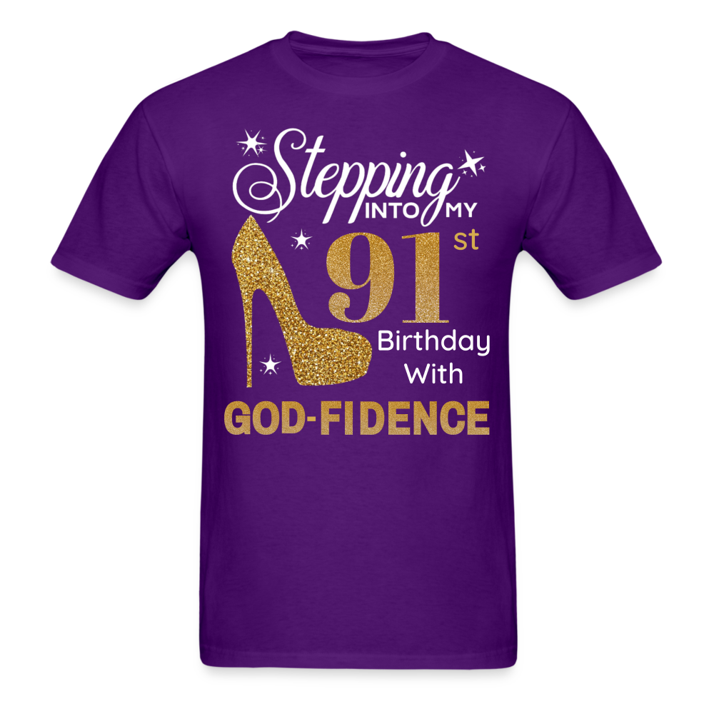 91 GODFIDENCE SHIRT - purple