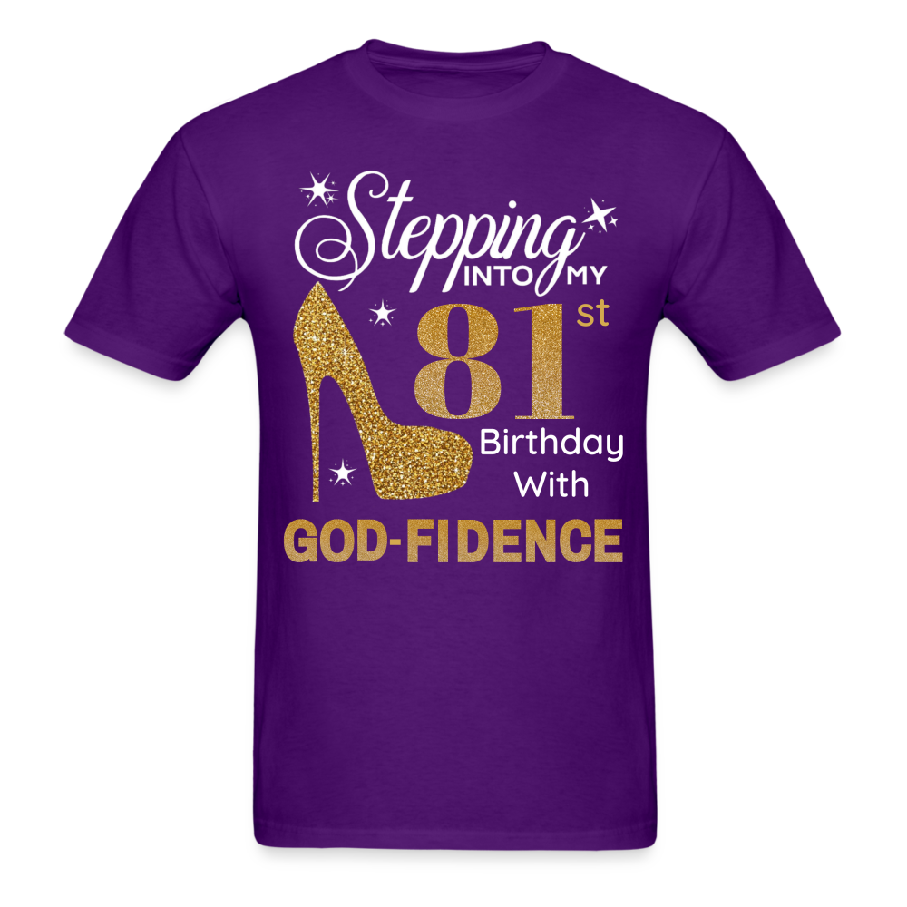 81 GODFIDENCE SHIRT - purple