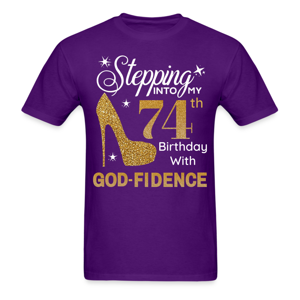 74 GODFIDENCE SHIRT - purple