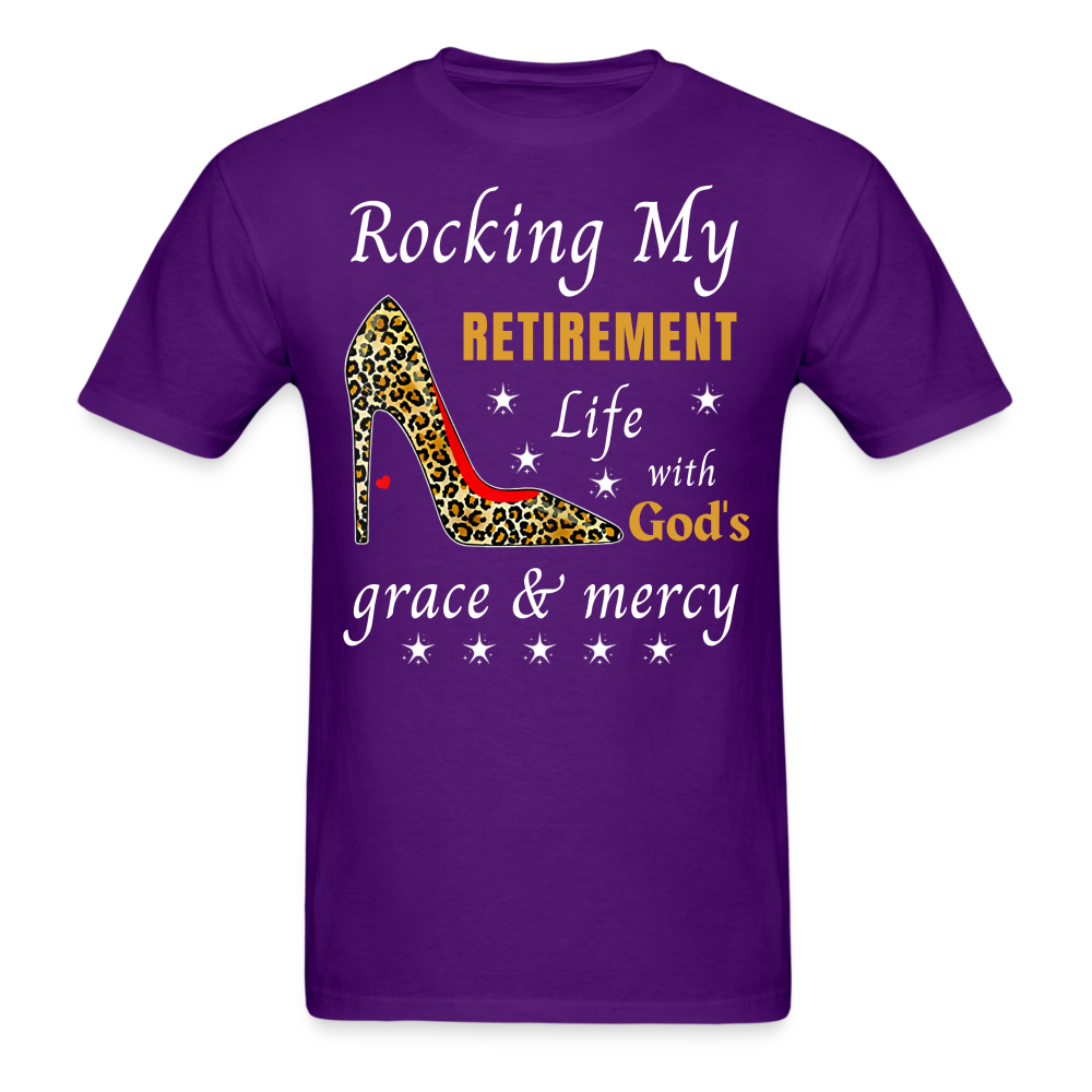 ROCKING RETIREMENT GRACE SHIRT - purple