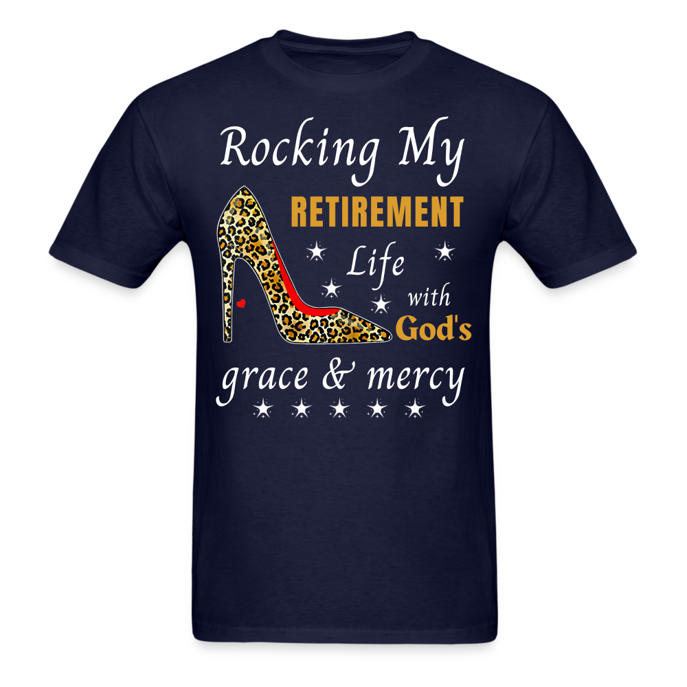 ROCKING RETIREMENT GRACE SHIRT - navy