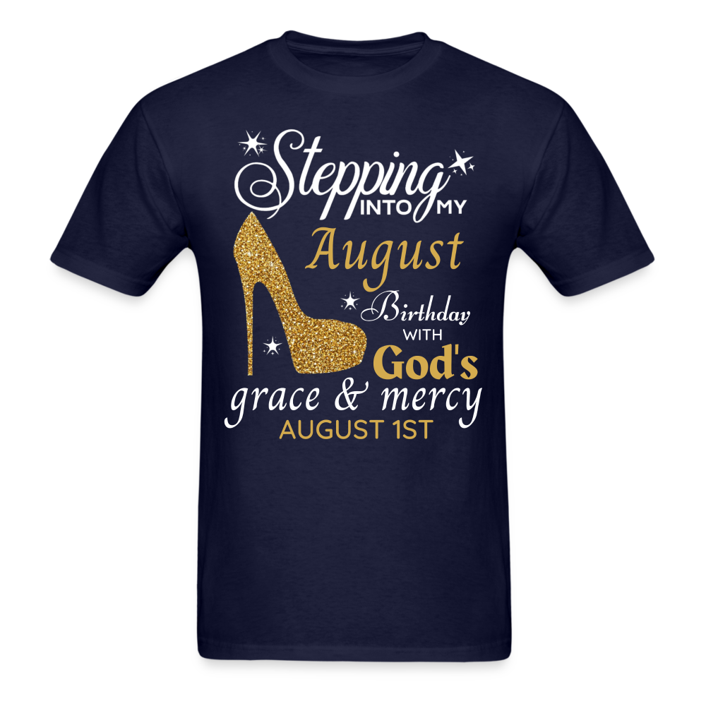 AUGUST 1ST GRACE UNISEX SHIRT - navy
