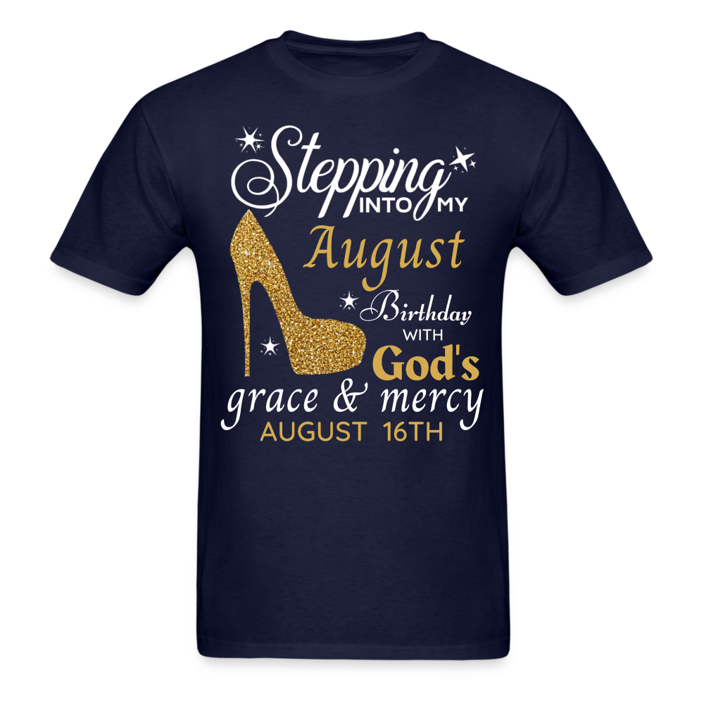AUGUST 16TH GRACE UNISEX SHIRT - navy
