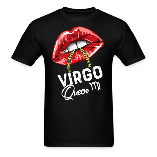 VIRGO RED LIPS UNISEX SHIRT - black