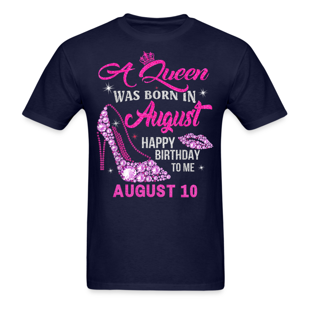 10TH AUGUST QUEEN UNISEX SHIRT - navy