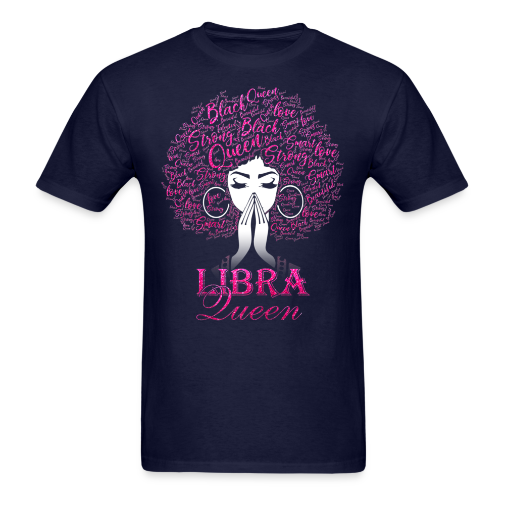 LIBRA PINK QUEEN UNISEX SHIRT - navy