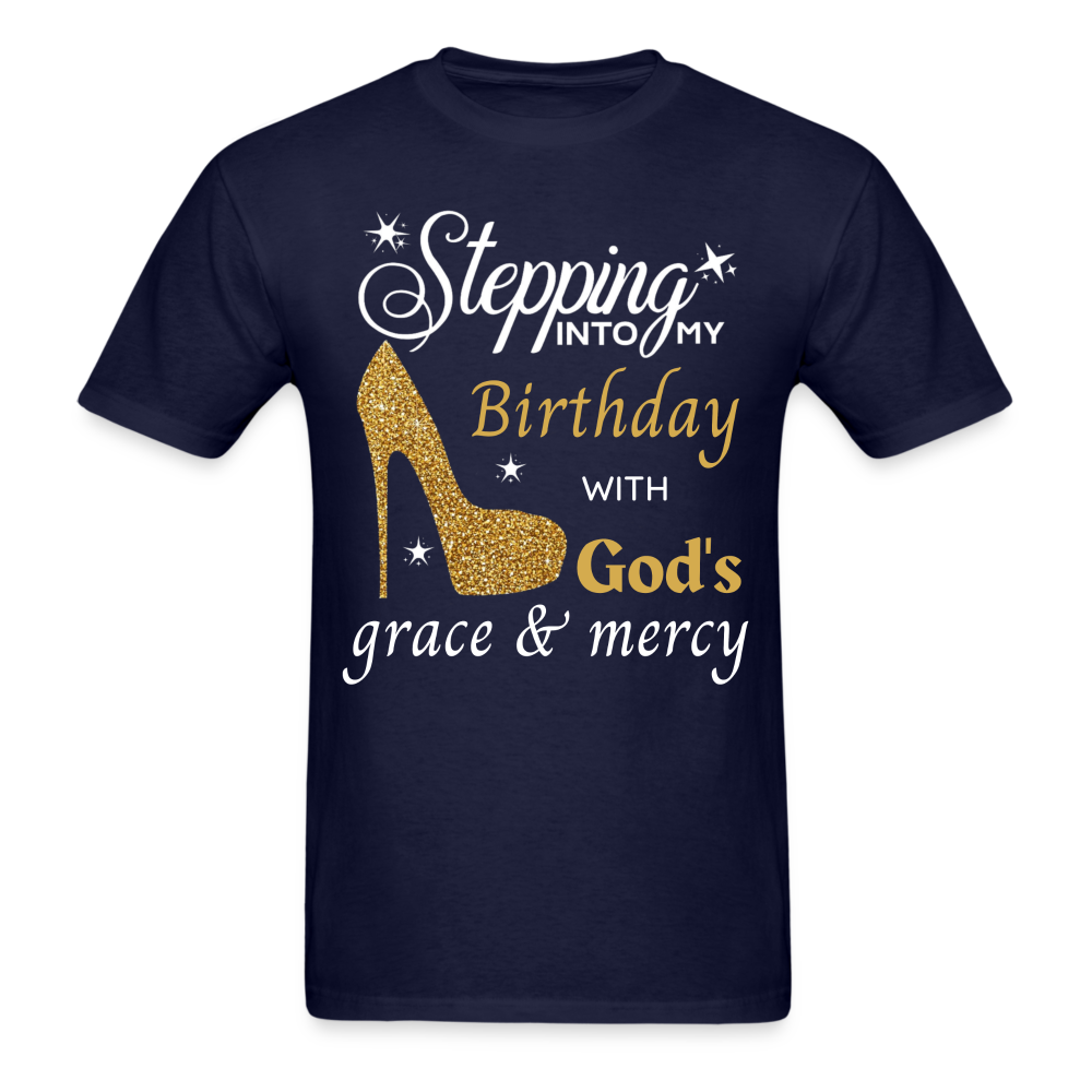 BIRTHDAY GRACE 1978 UNISEX SHIRT - navy