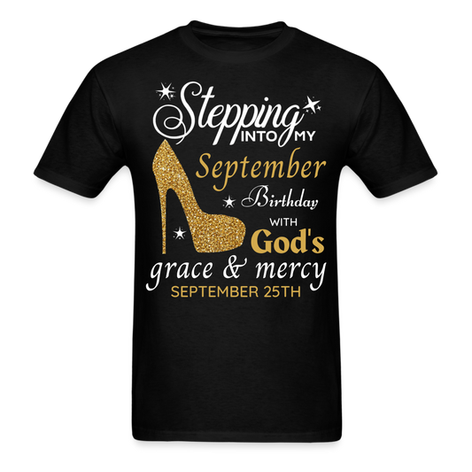 SEPTEMBER 25TH GRACE UNISEX SHIRT - black