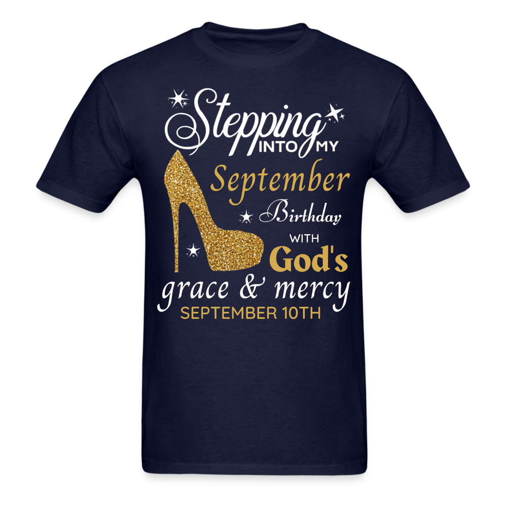 SEPTEMBER 10TH GRACE UNISEX SHIRT - navy