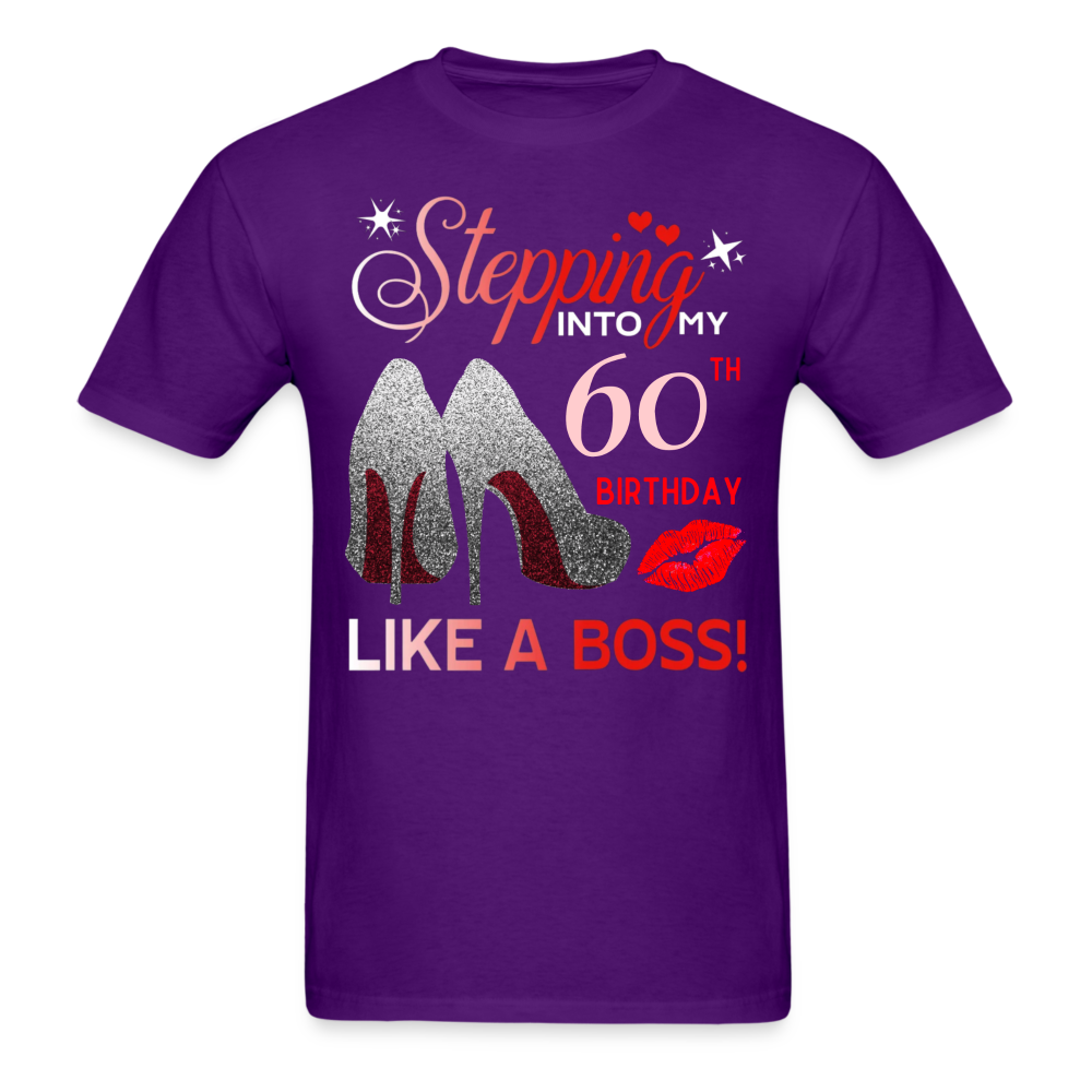 STEP BOSS 60 GLITTER SHIRT - purple