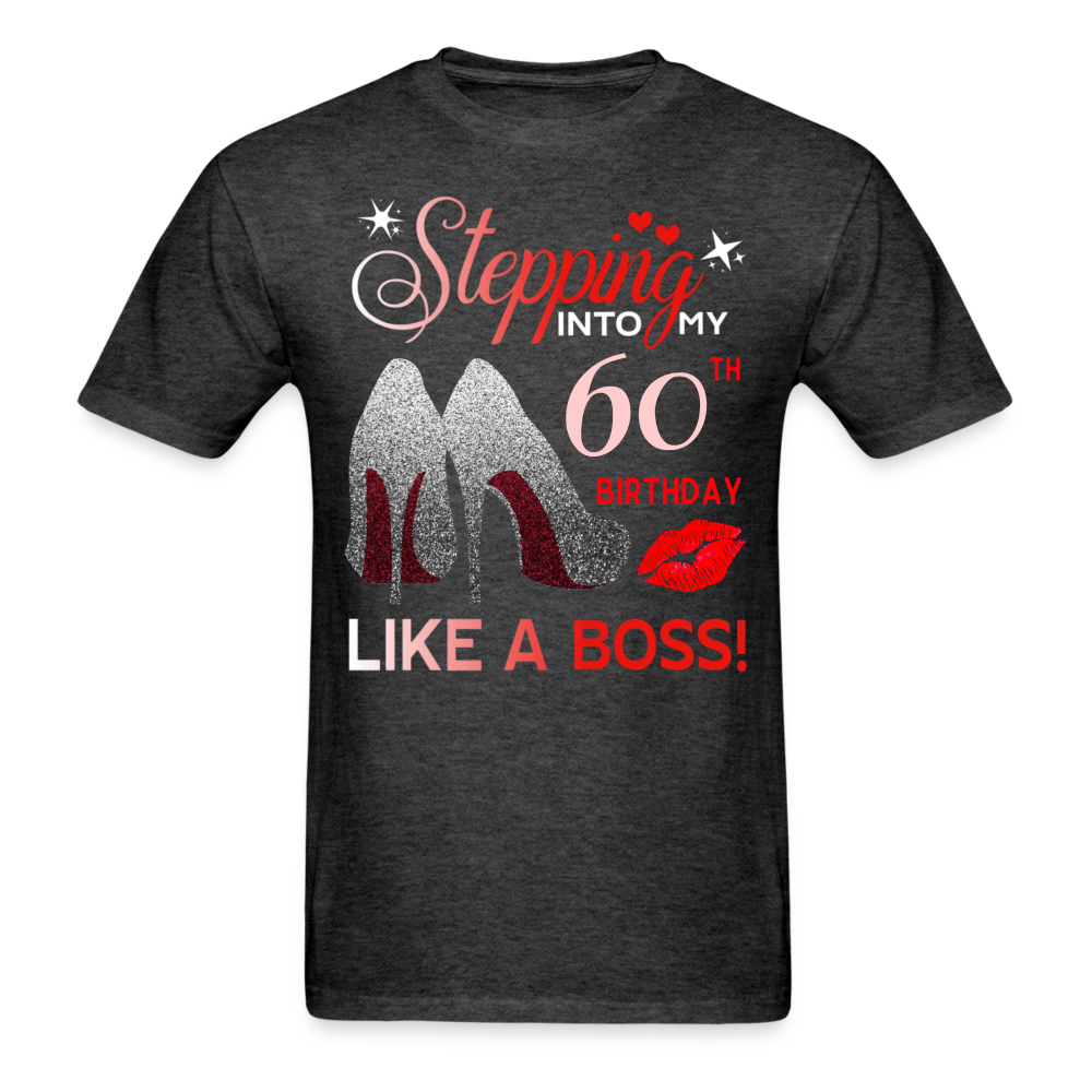 STEP BOSS 60 GLITTER SHIRT - heather black